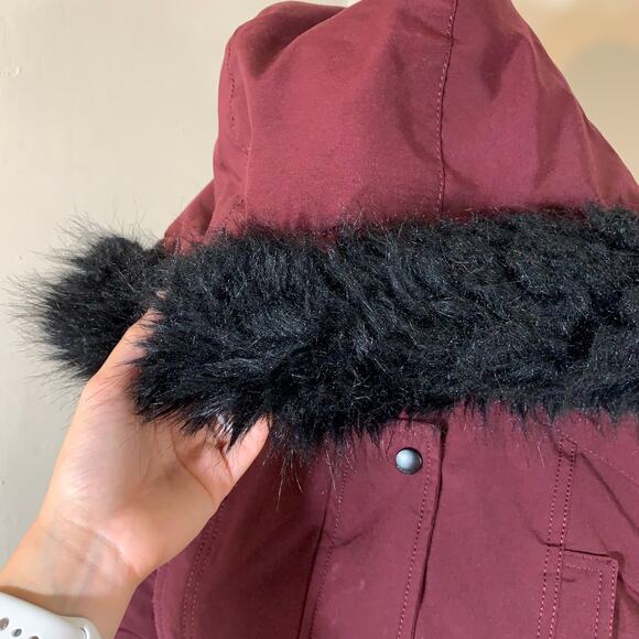 Express Red Down Puffy Jacket size XS - Picture 12 of 13